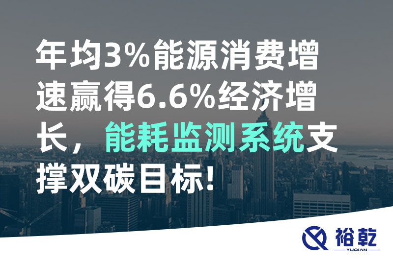 裕乾年均3%能源消費(fèi)增速贏得6.6%經(jīng)濟(jì)增長(zhǎng)，能耗監(jiān)測(cè)系統(tǒng)支撐雙碳目標(biāo)!